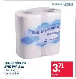 Makro TOALETNÍ PAPÍR 2VRSTVÝ 16 m nabídka