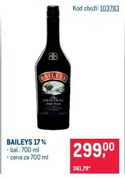 Makro Baileys 17 % nabídka