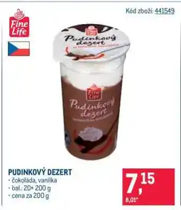 Makro PUDINKOVÝ DEZERT nabídka