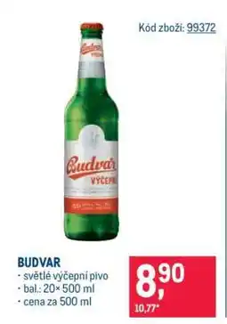 Makro Budvar nabídka