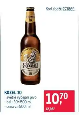 Makro KOZEL 10° nabídka