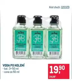 Makro Voda po holení nabídka