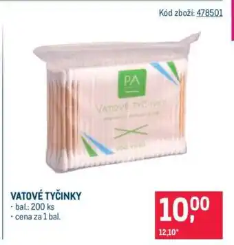 Makro VATOVÉ TYČINKY nabídka