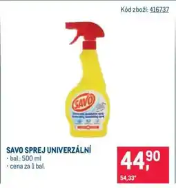 Makro SAVO SPREJ UNIVERZÁLNÍ nabídka
