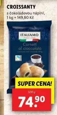 Lidl ITALIAMO Cornetti al cioccolato nabídka