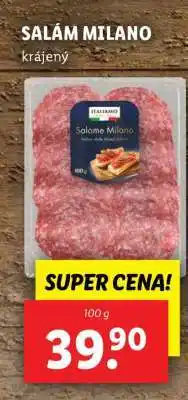 Lidl SALÁM MILANO krájený nabídka