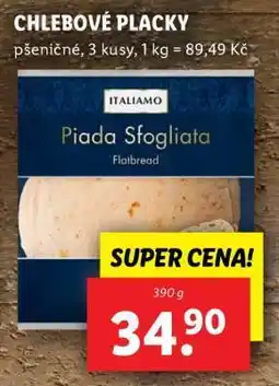Lidl ITALIAMO Piada Sfogliata nabídka