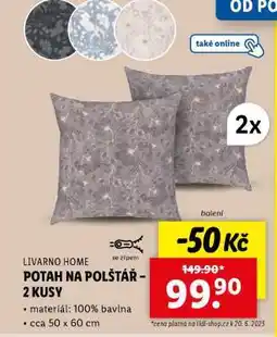 Lidl LIVARNO HOME POTAH NA POLŠTÁŘ – 2 KUSY nabídka