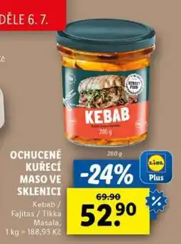 Lidl OCHUCENÉ KUŘECÍ MASO VE SKLENICI nabídka
