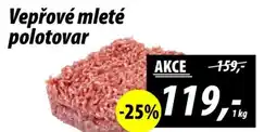 ZEMAN Vepřové mleté polotovar nabídka