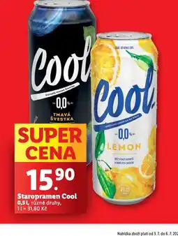 Lidl Pivo staropramen cool nealko nabídka