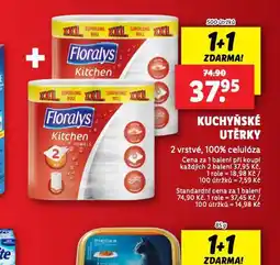 Lidl Kuchyňské utěrky nabídka