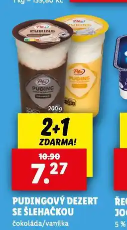 Lidl Pudinkový dezert se šlehačkou nabídka