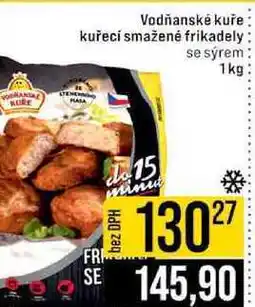 Jip Vodňanské kuře kuřecí smažené frikadely se sýrem 1 kg nabídka