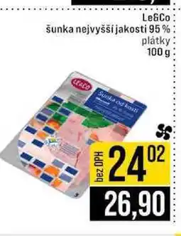 Jip Le&Co šunka nejvyšší jakosti 95% plátky 100 g nabídka