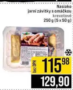 Jip Nasiako jarní závitky s omáčkou krevetové 250 g (5 x 50 g) nabídka