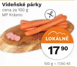 Konzum Vídeňské párky nabídka
