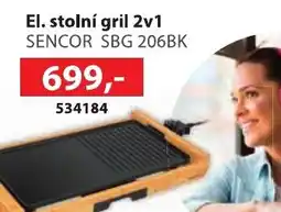 Konzum El. stolní gril 2v1 SENCOR SBG 206BK nabídka