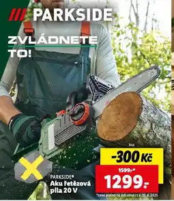 Lidl Aku řetězová pila 20 v nabídka