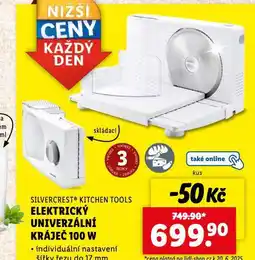 Lidl Elektrický univerzální kráječ 100 w nabídka