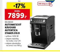 Lidl Auzomatický kávovar autentica nabídka