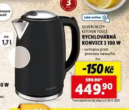 Lidl Rychlovarná konvice 3100 w nabídka