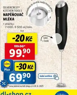 Lidl Napěňovač mléka nabídka