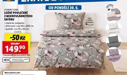 Lidl Ložní povlečení z mikrovláknitého saténu nabídka