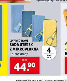 Lidl Sada utěrek z mikrovlákna nabídka