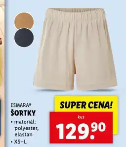 Lidl Šortky nabídka