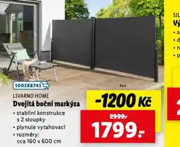 Lidl Dvojitá boční markýza nabídka
