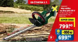 Lidl Aku nůžky na živý plot nabídka