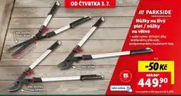 Lidl Nůžky na živý plot / nůžky na větve nabídka