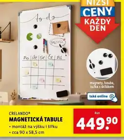 Lidl Magnetická tabule nabídka