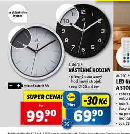 Lidl Nástěnné hodiny nabídka