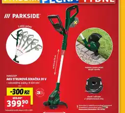 Lidl Aku strunová sekačka nabídka