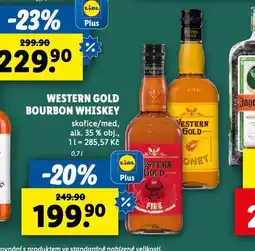 Lidl Western gold bourbon whiskey nabídka
