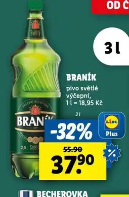 Lidl Pivo braník nabídka