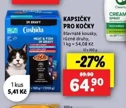 Lidl Coshida kapsičky pro kočky nabídka