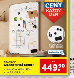 Lidl Magnetická tabule nabídka
