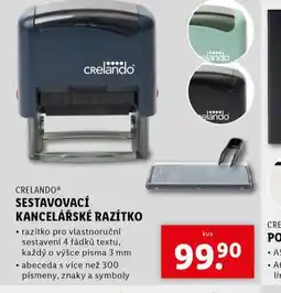 Lidl Sestavovací razítko nabídka