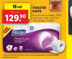 Lidl Floralys toaletní papír nabídka