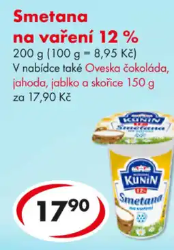 CBA Smetana na vaření 12 % nabídka