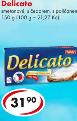 CBA TANY Delicato smetanové, s čedarem, s poličanem nabídka