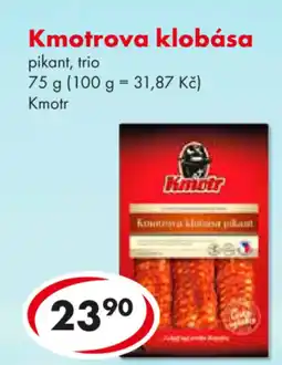 CBA Kmotrova klobása pikant, trio nabídka