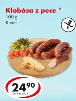 CBA Klobása z pece nabídka