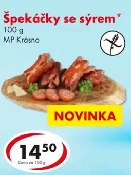 CBA Špekáčky se sýrem nabídka