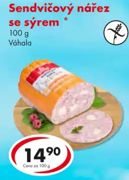 CBA Sendvičový nářez se sýrem nabídka