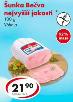 CBA Šunka Bečva nejvyšší jakosti nabídka