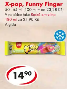 CBA X-pop, Funny Finger nabídka